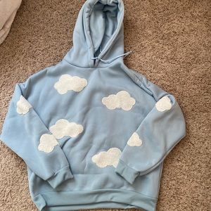 Instagram bought cloud cropped sweatshirt